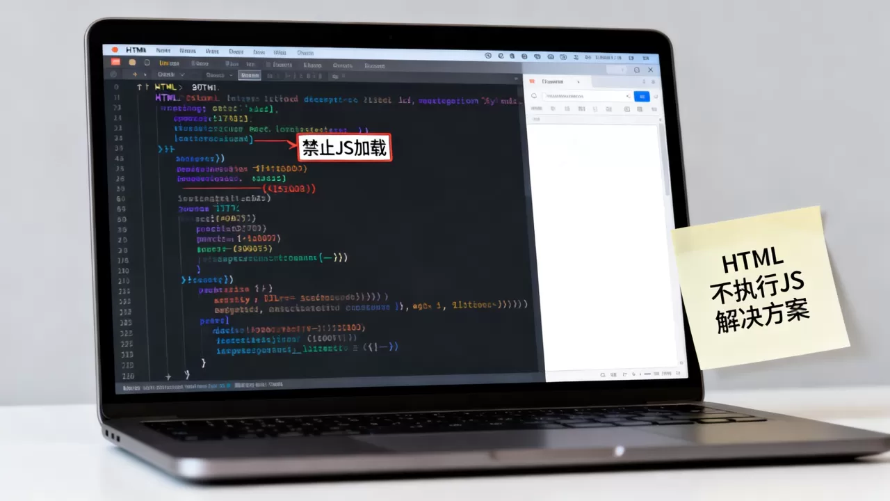 html不执行js怎么办？如何禁止页面加载javascript
