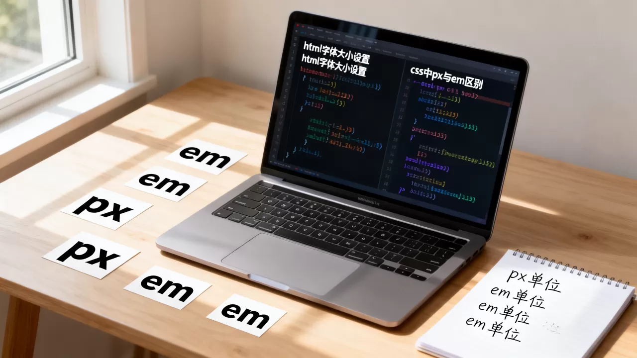 html字体大小怎么设置？css中px和em的区别