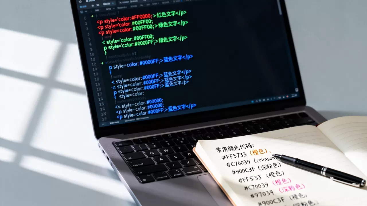 HTML文字代码怎么写？html字体颜色代码大全