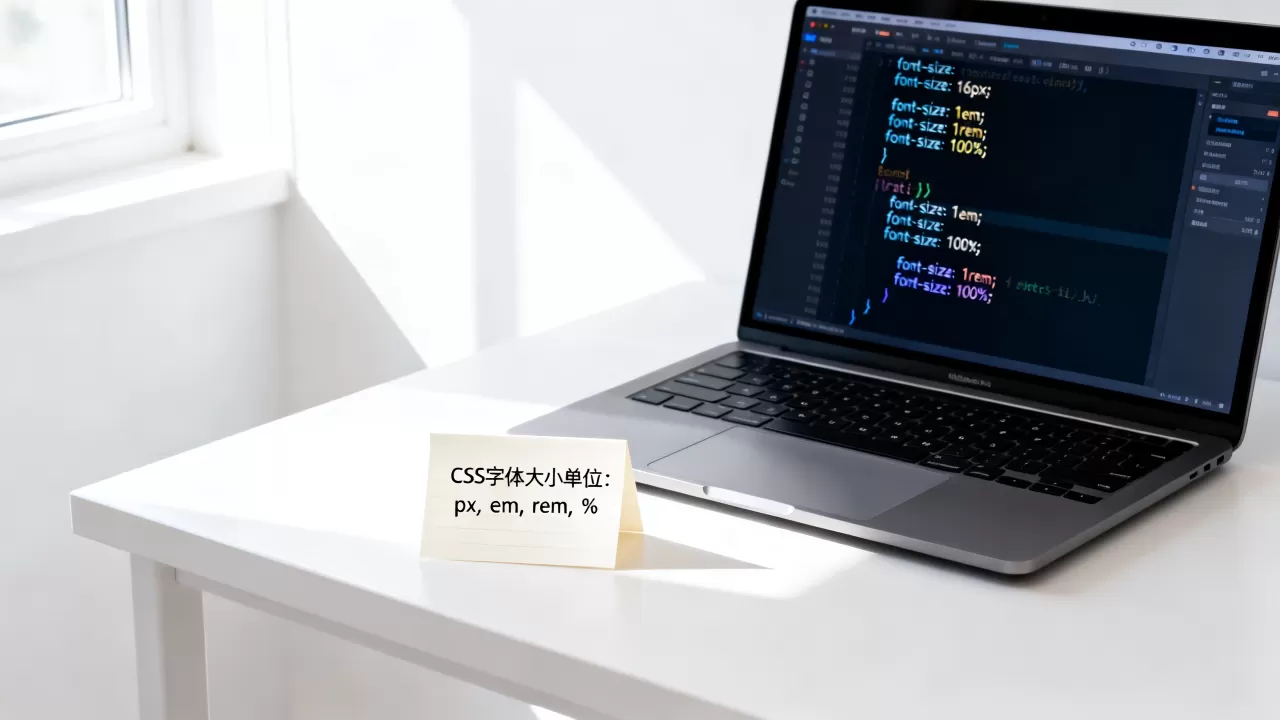 html字体大小怎么设置？css控制字体大小单位有哪些