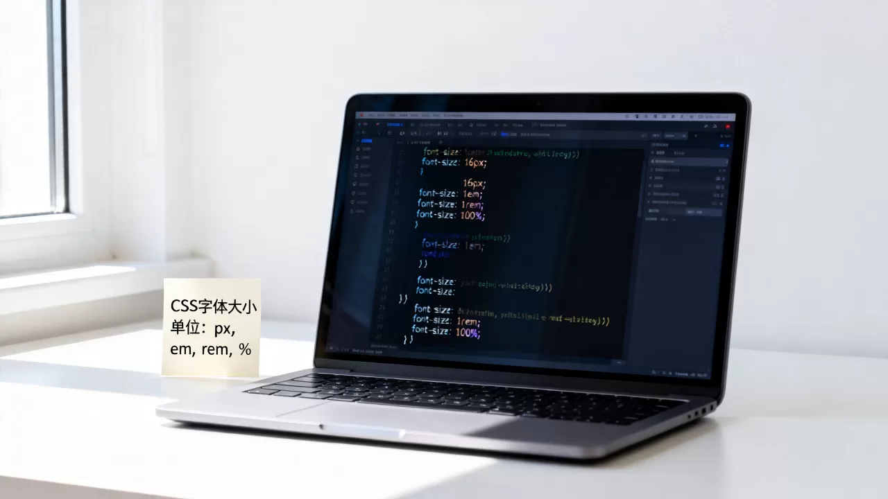 html字体大小怎么设置？css控制字体大小单位有哪些