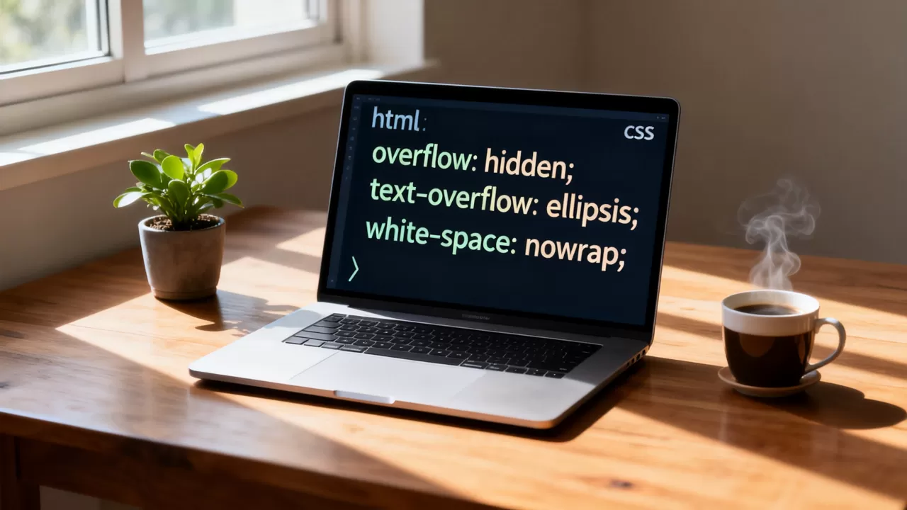 html文字隐藏溢出怎么设置？css文字溢出隐藏代码