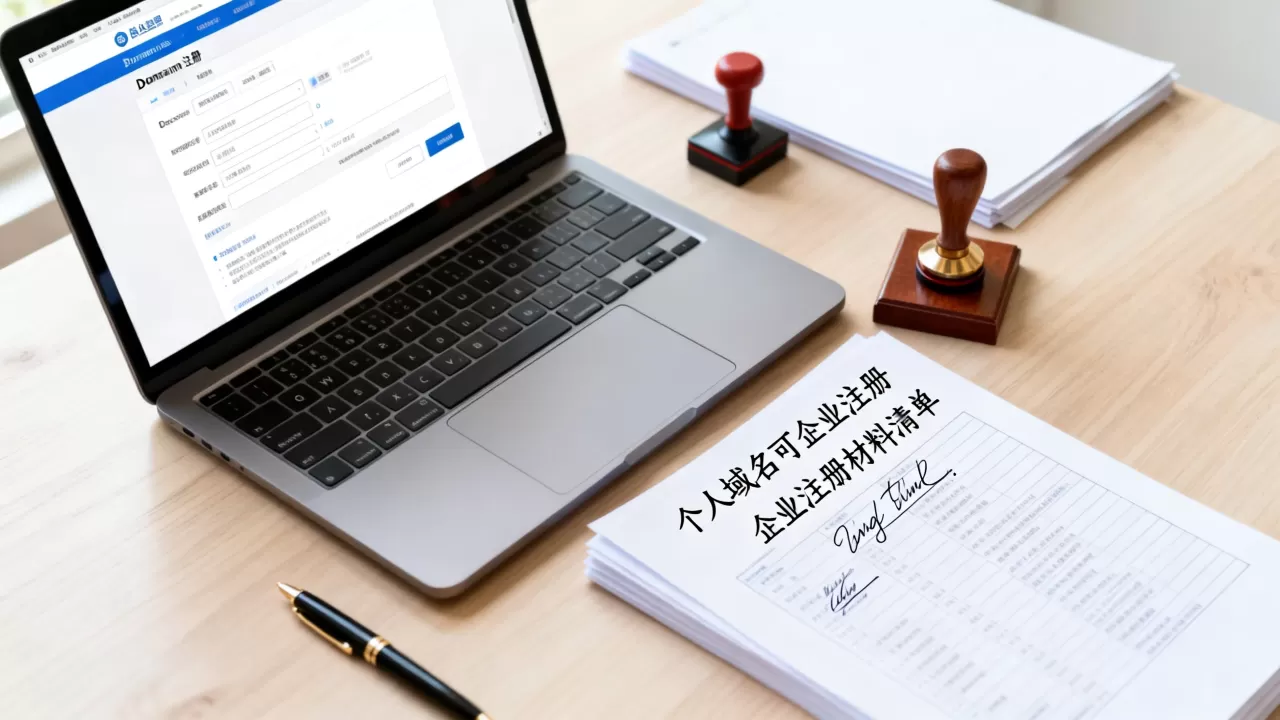 个人域名可以企业注册吗？企业域名注册需要什么材料
