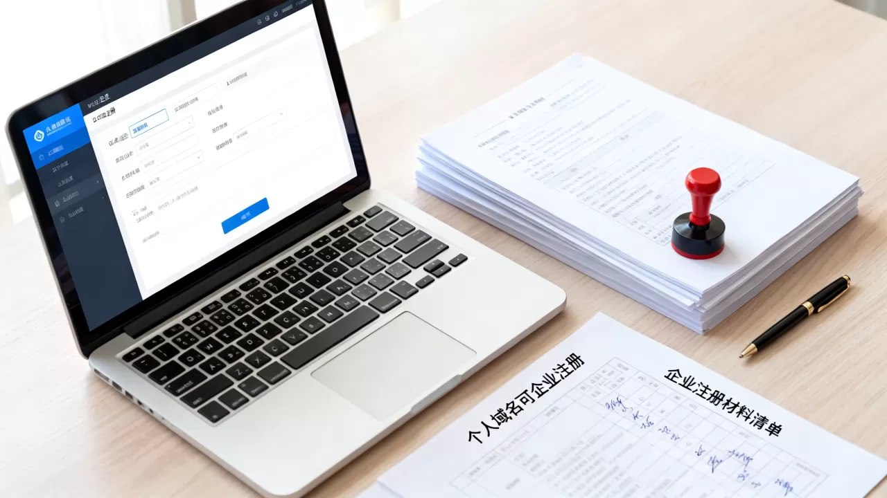 个人域名可以企业注册吗？企业域名注册需要什么材料