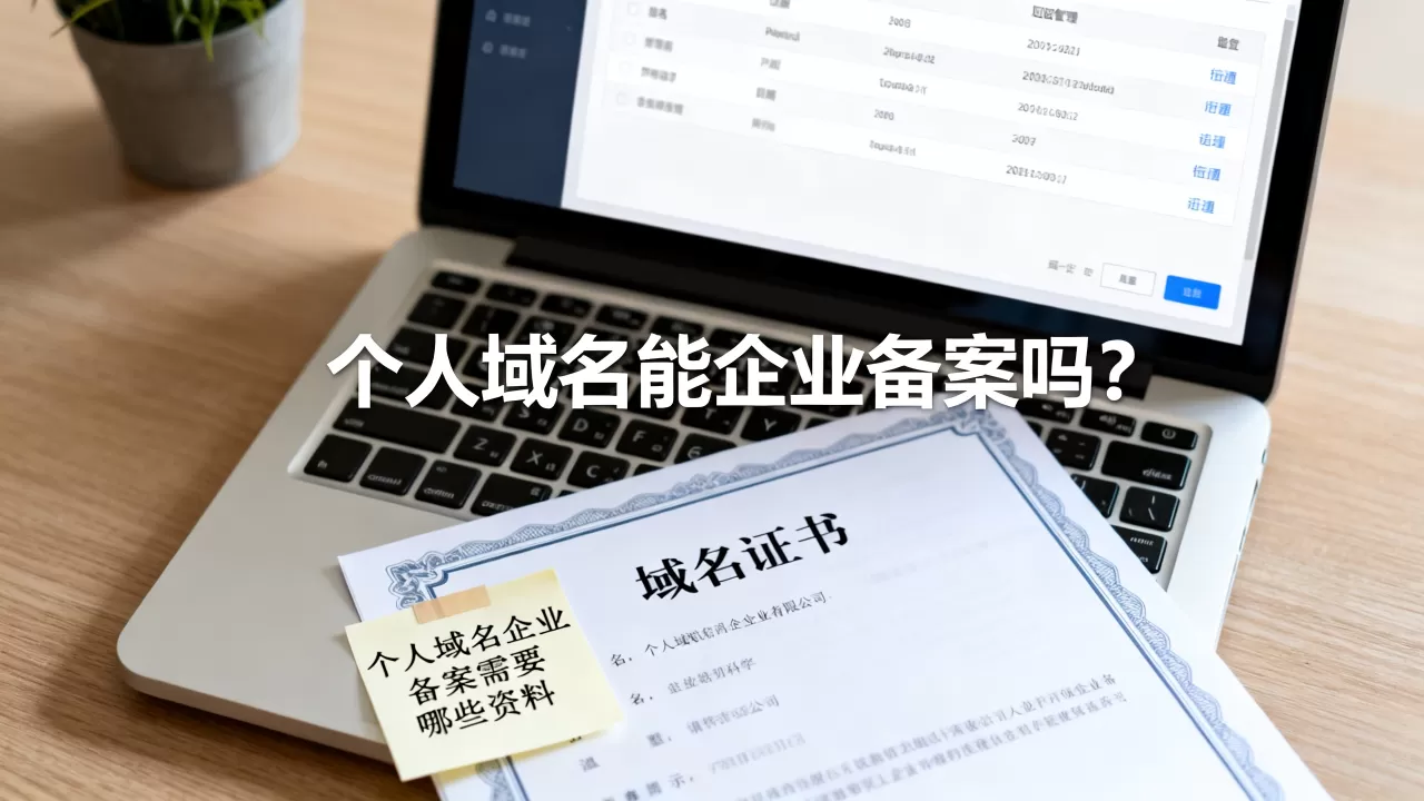 个人域名能企业备案吗?个人域名企业备案需要哪些资料 个人域名能企业备案吗?个人域名企业备案需要哪些资料