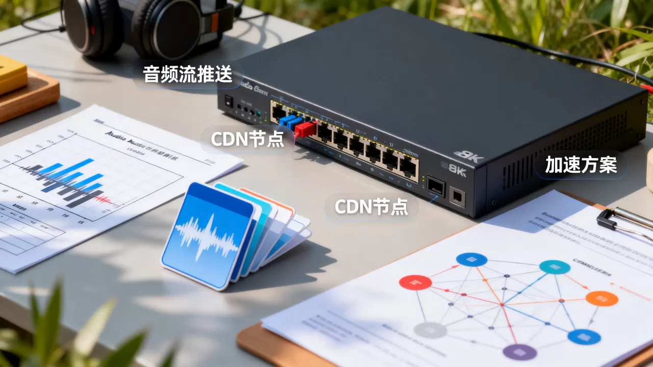 如何推送音频流到CDN?音频流媒体CDN加速方案 如何推送音频流到CDN?音频流媒体CDN加速方案