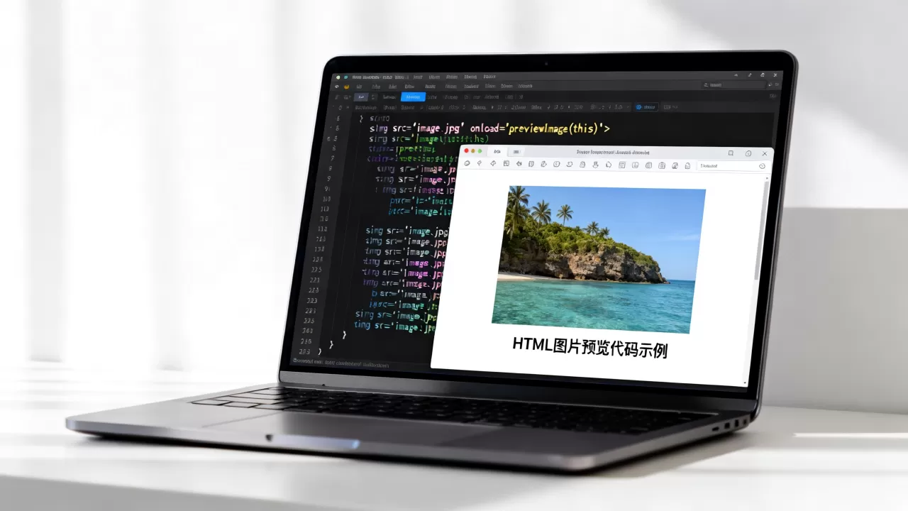 HTML图片怎么预览？HTML图片预览代码怎么写