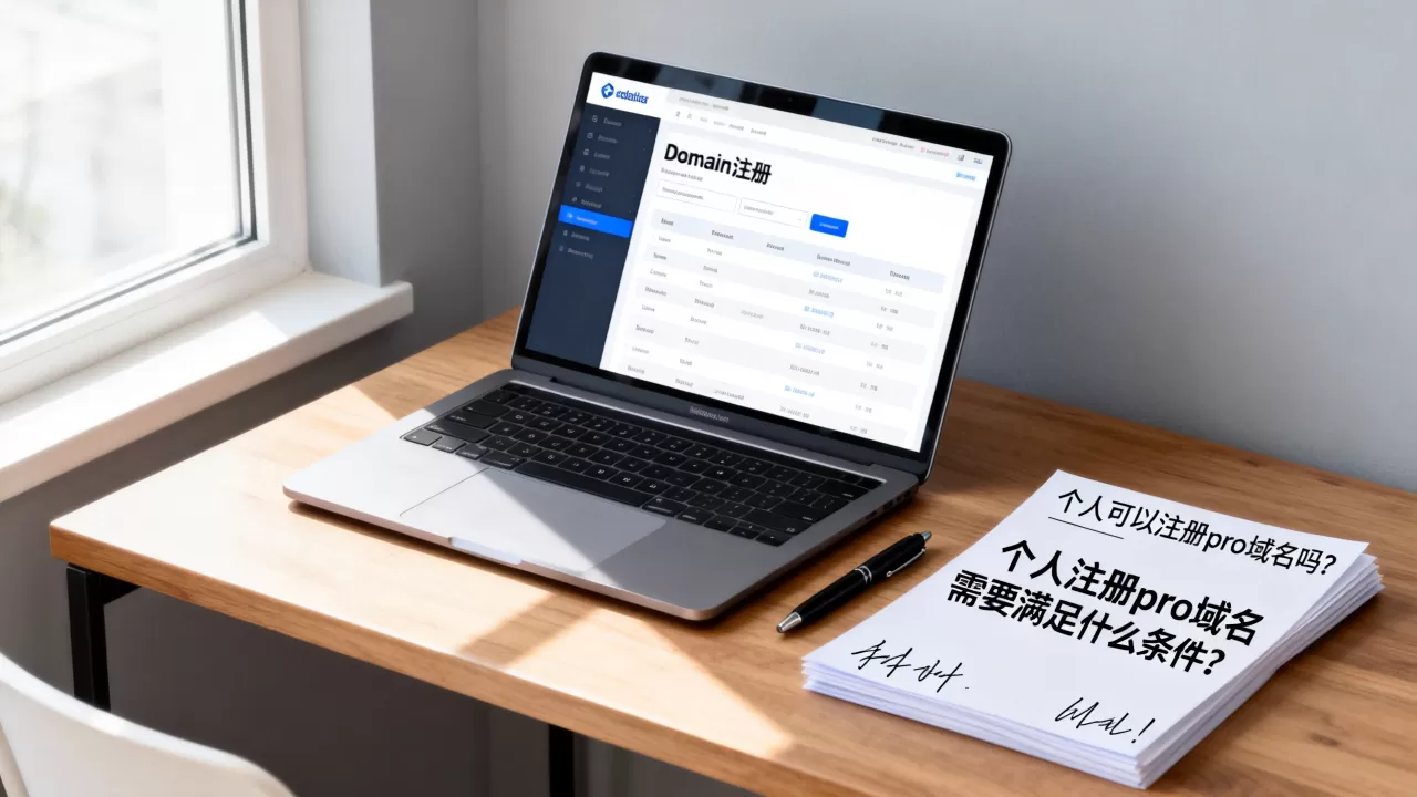 个人可以注册pro域名吗，个人注册pro域名需要满足什么条件