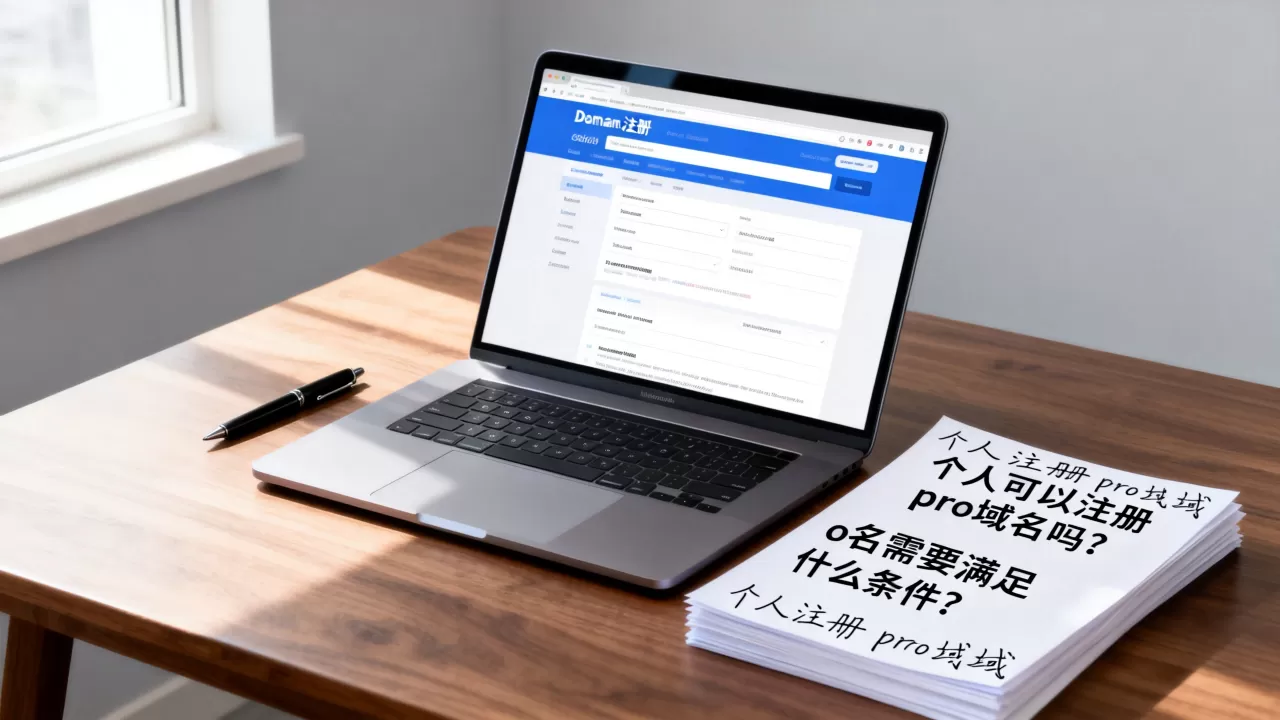 个人可以注册pro域名吗，个人注册pro域名需要满足什么条件