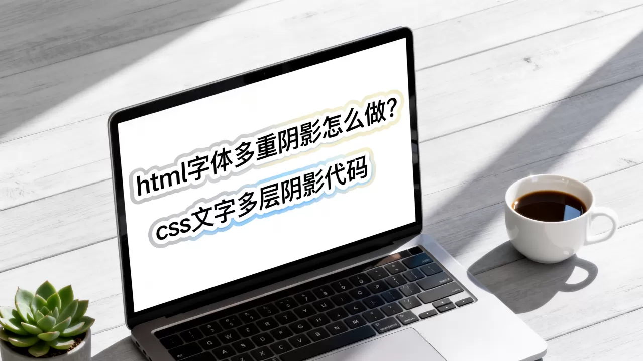 html字体多重阴影怎么做？css文字多层阴影代码