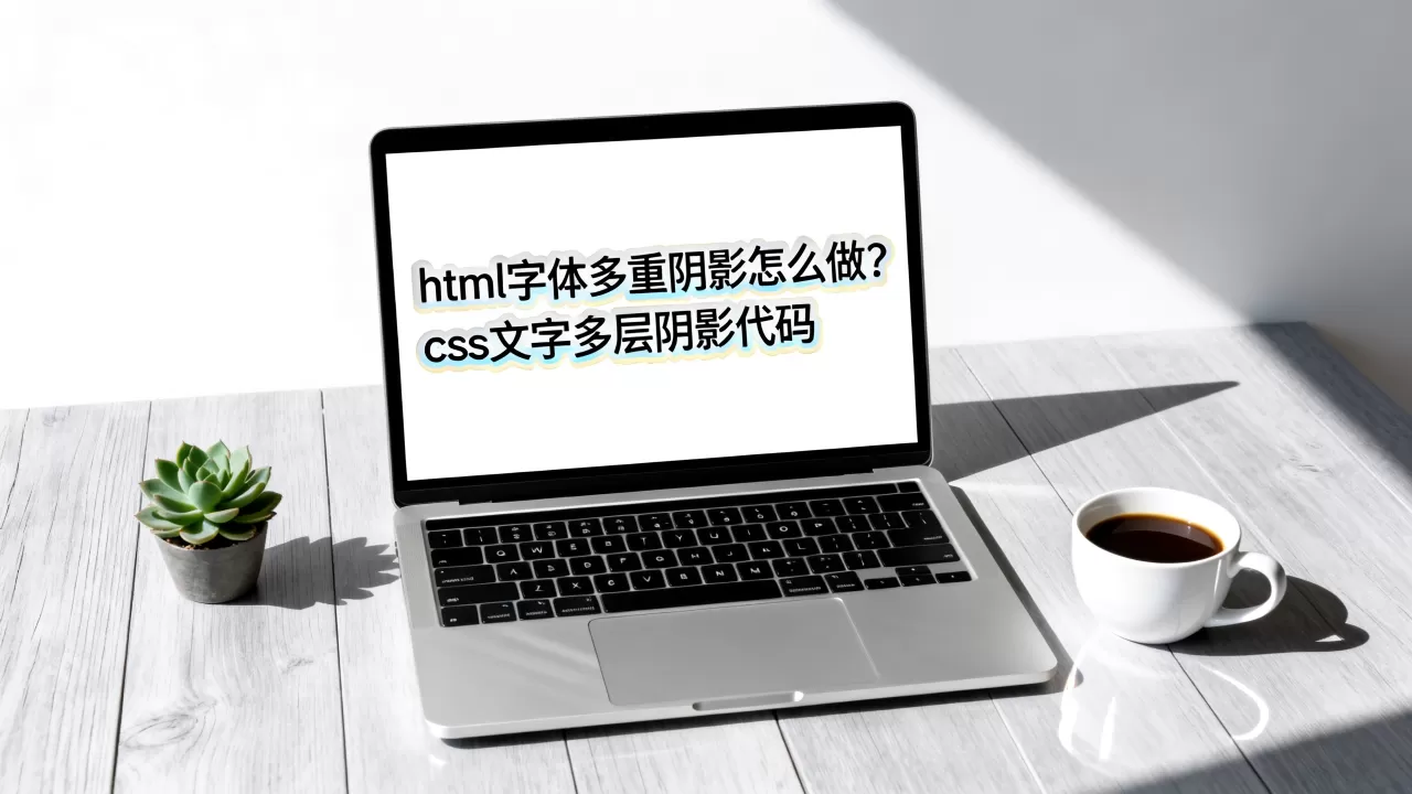 html字体多重阴影怎么做？css文字多层阴影代码