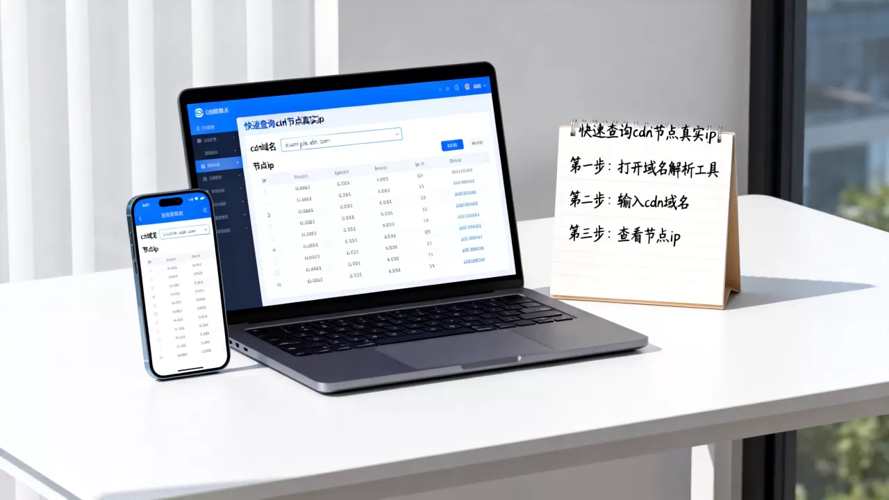 cdn域名怎么查ip？如何快速查询cdn节点真实ip