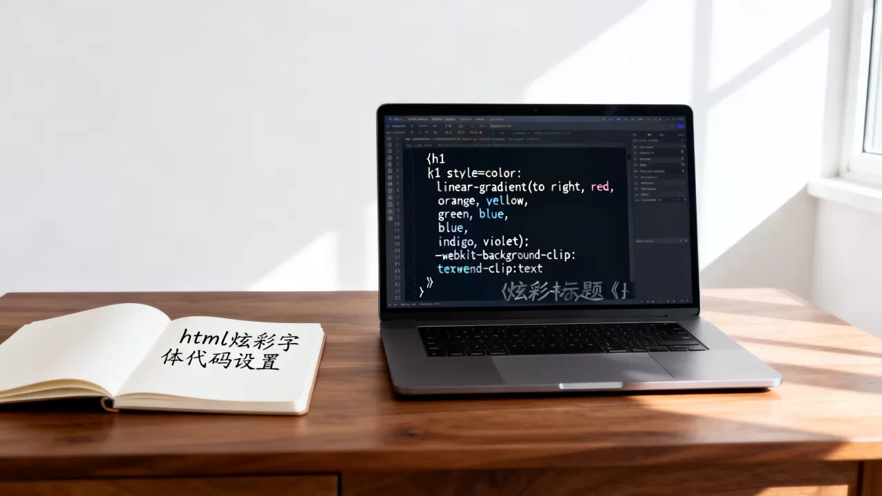 html炫彩字体代码怎么设置？html炫酷文字特效代码