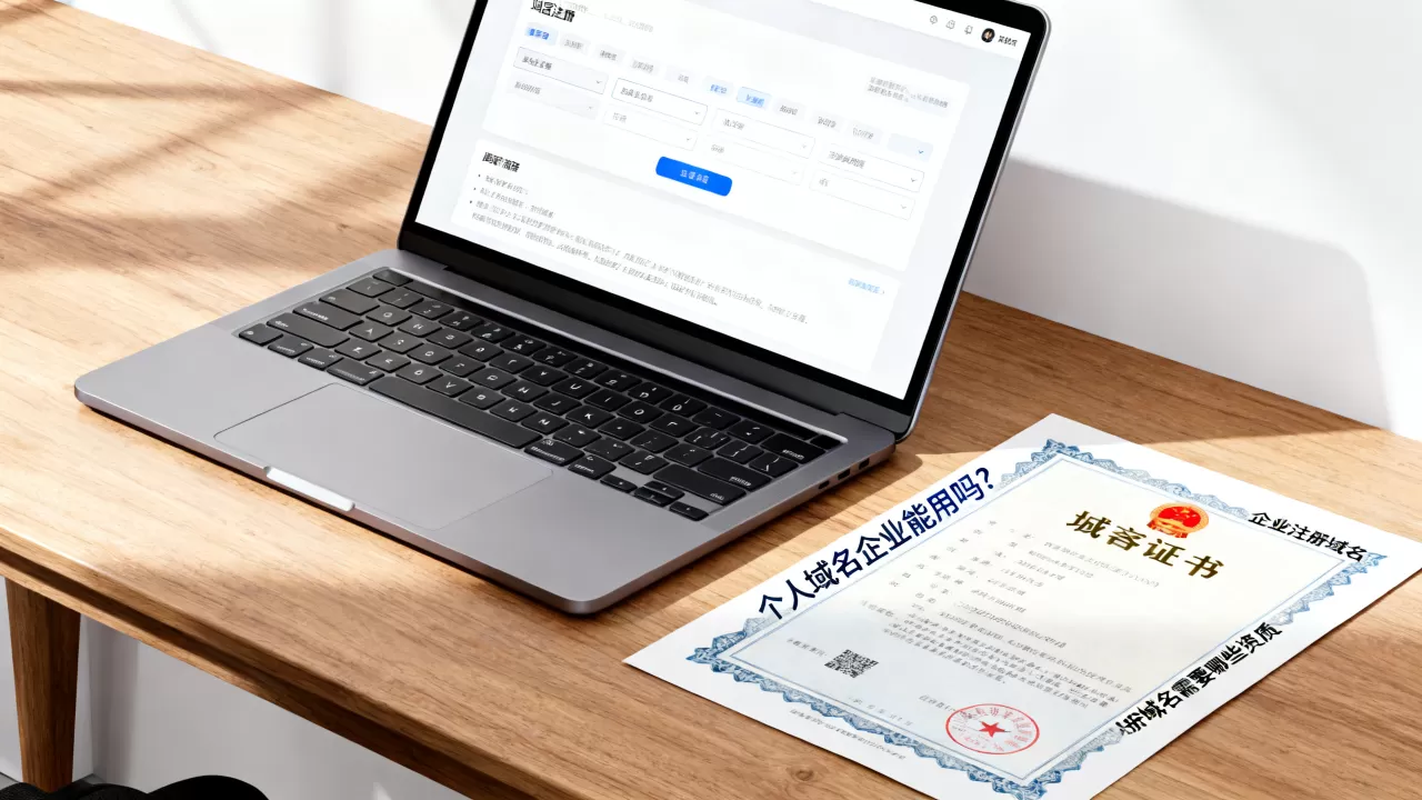 个人域名企业能用吗？企业注册域名需要哪些资质