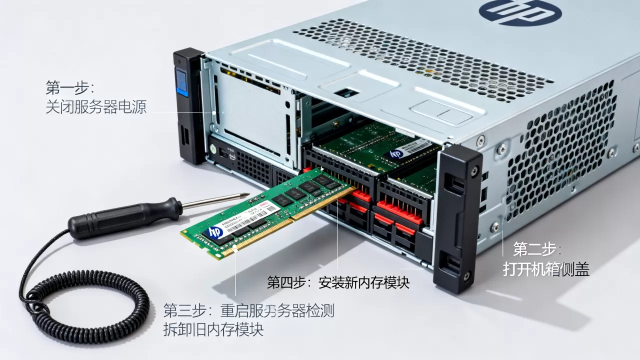 HP服务器内存怎么升级？HP服务器内存升级方案