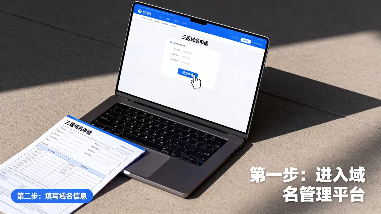 如何申请三级域名？三级域名申请流程详解