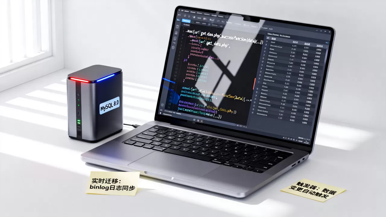 ajax和mysql实时读取数据库怎么做？mysql实时迁移和同步