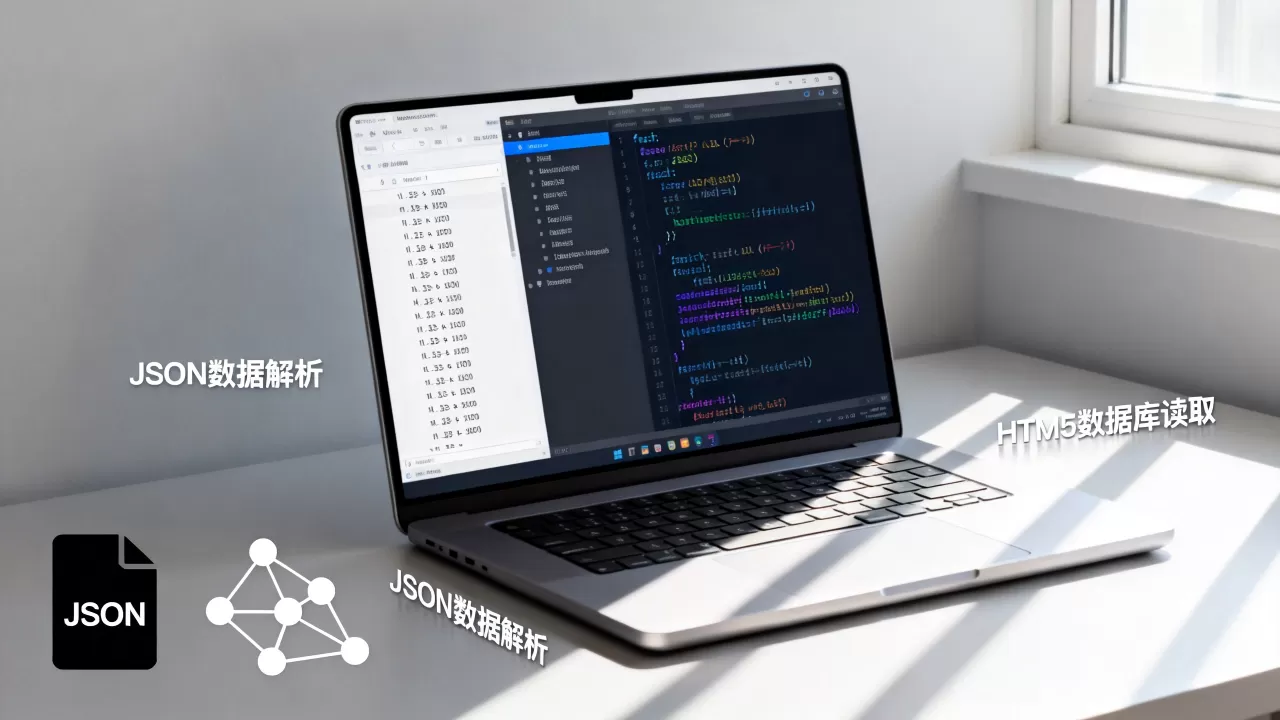 HTML5如何读取JSON数据库？前端解析JSON数据方法