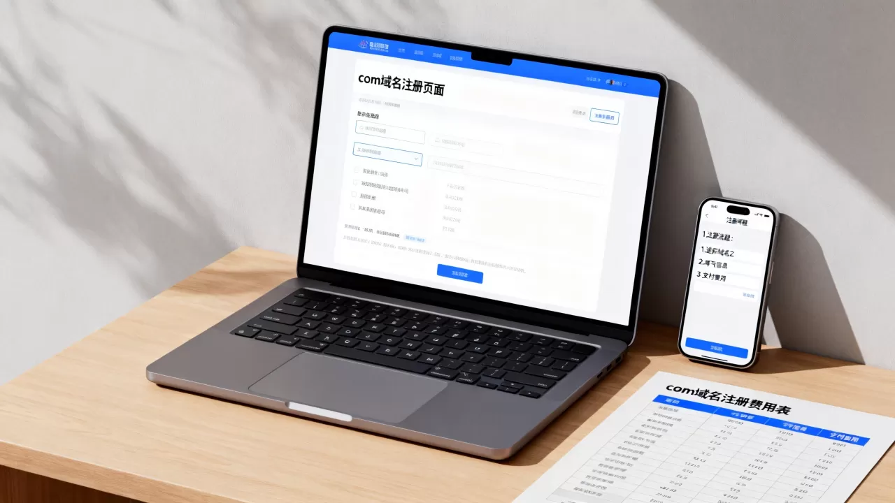 个人可以注册com域名吗？com域名注册流程及费用详解