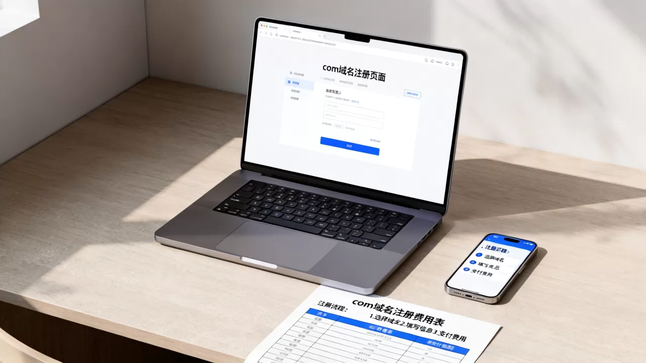 个人可以注册com域名吗？com域名注册流程及费用详解