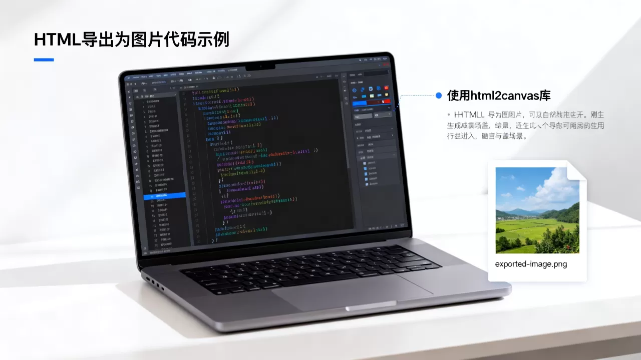 HTML怎么导出为图片?前端html导出为图片代码 HTML怎么导出为图片?前端html导出为图片代码
