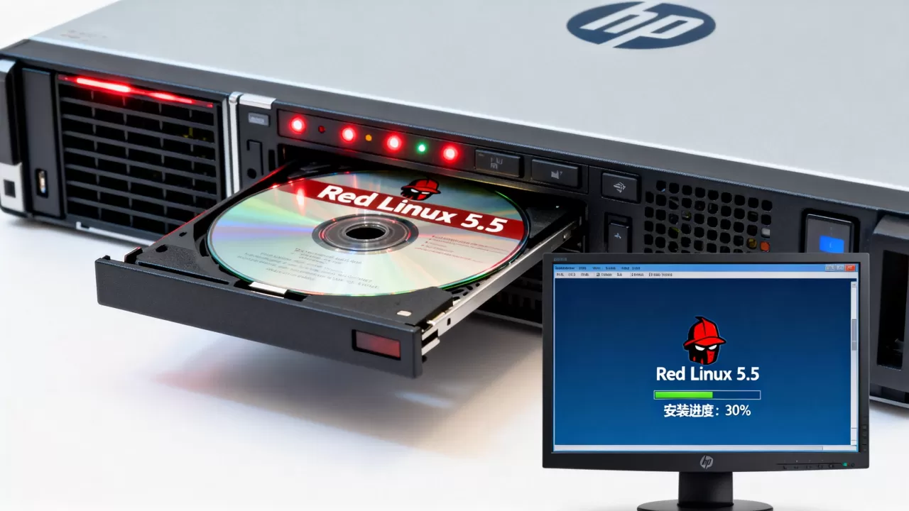 HP服务器如何安装REDHAT55？Red Hat Linux 5.5安装教程