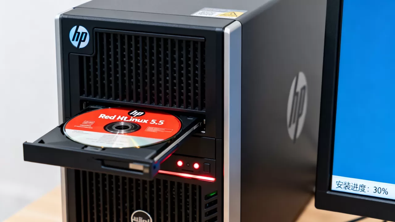 HP服务器如何安装REDHAT55？Red Hat Linux 5.5安装教程