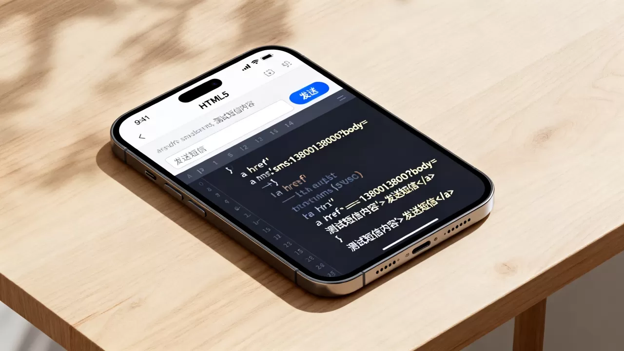 HTML5如何发送短信内容？手机端网页自动发短信代码