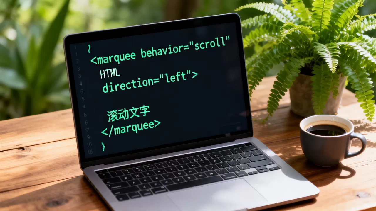HTML滚动文字怎么设置?html代码实现文字横向滚动效果 HTML滚动文字怎么设置?html代码实现文字横向滚动效果