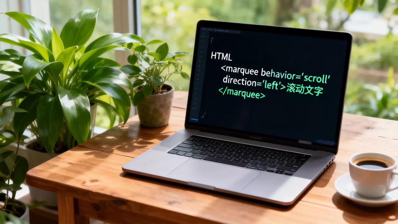 HTML滚动文字怎么设置?html代码实现文字横向滚动效果 HTML滚动文字怎么设置?html代码实现文字横向滚动效果