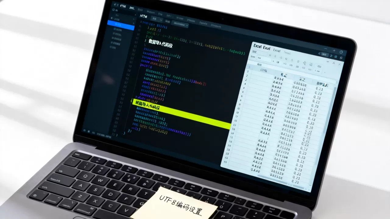HTML如何导入Excel数据库？html导入excel数据乱码怎么解决
