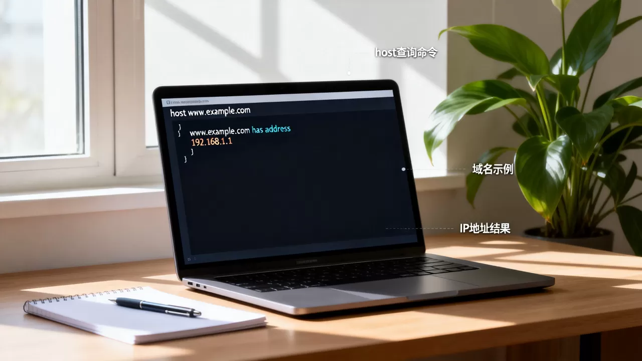 host查询某域名ip怎么查？如何查询域名对应的IP地址
