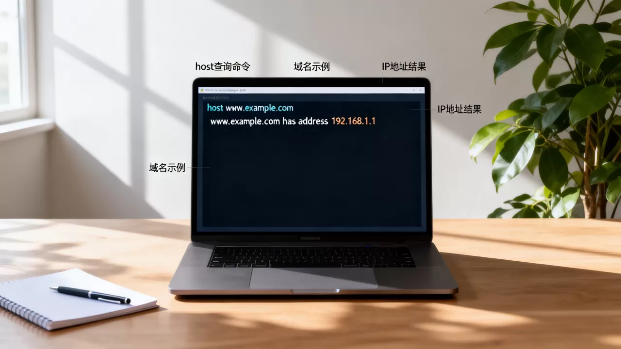 host查询某域名ip怎么查？如何查询域名对应的IP地址