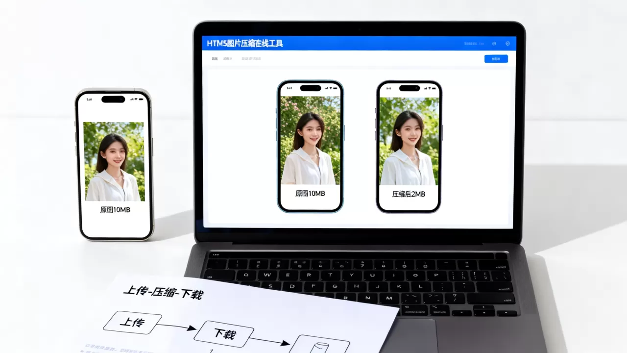 HTML5图片压缩效果好吗？html5图片压缩在线工具