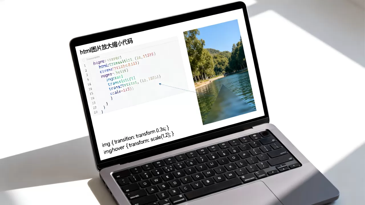 html图片怎么放大？html图片放大缩小代码