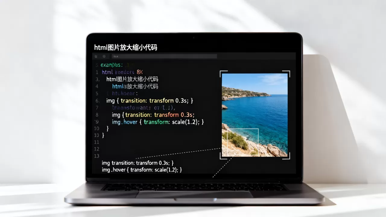 html图片怎么放大？html图片放大缩小代码