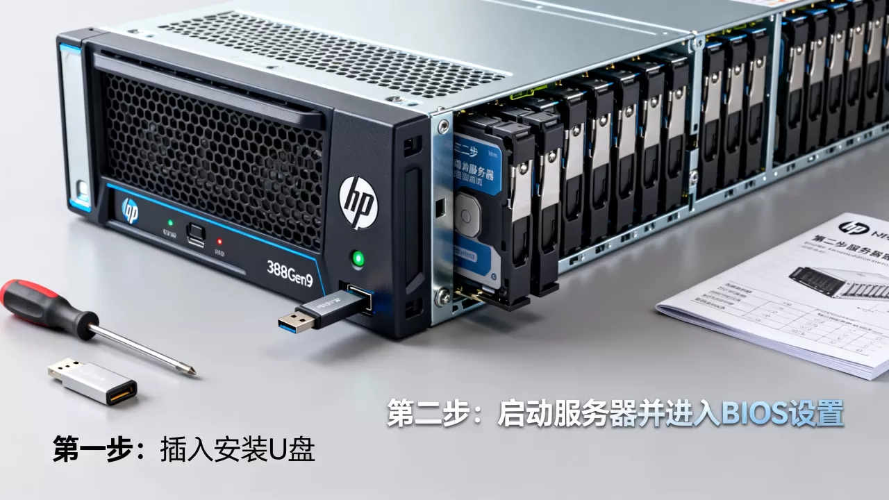 hp服务器388gen9装linux怎么操作？hp388gen9安装linux系统教程