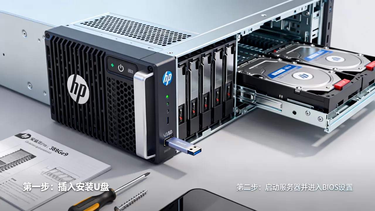 hp服务器388gen9装linux怎么操作？hp388gen9安装linux系统教程
