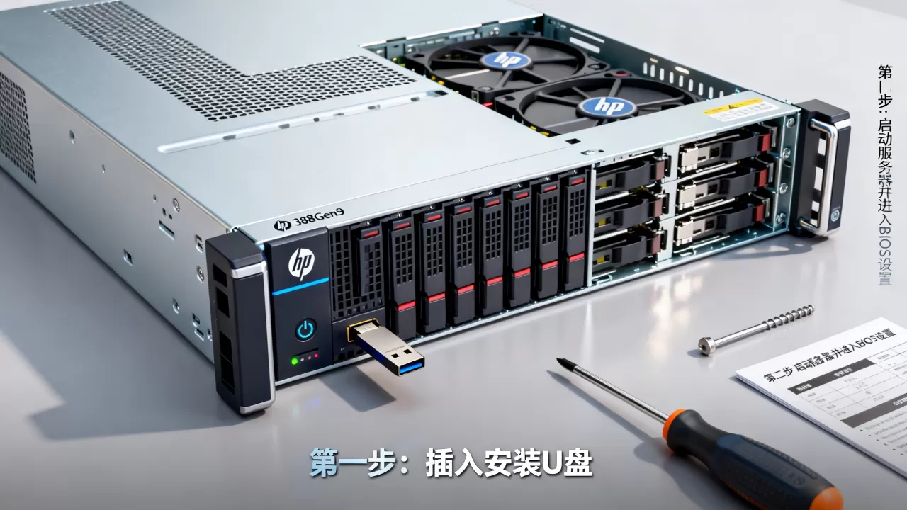 hp服务器388gen9装linux怎么操作？hp388gen9安装linux系统教程