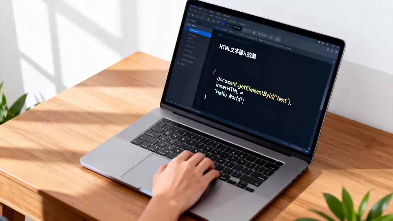 HTML文字输入效果怎么做？前端实现打字机特效代码