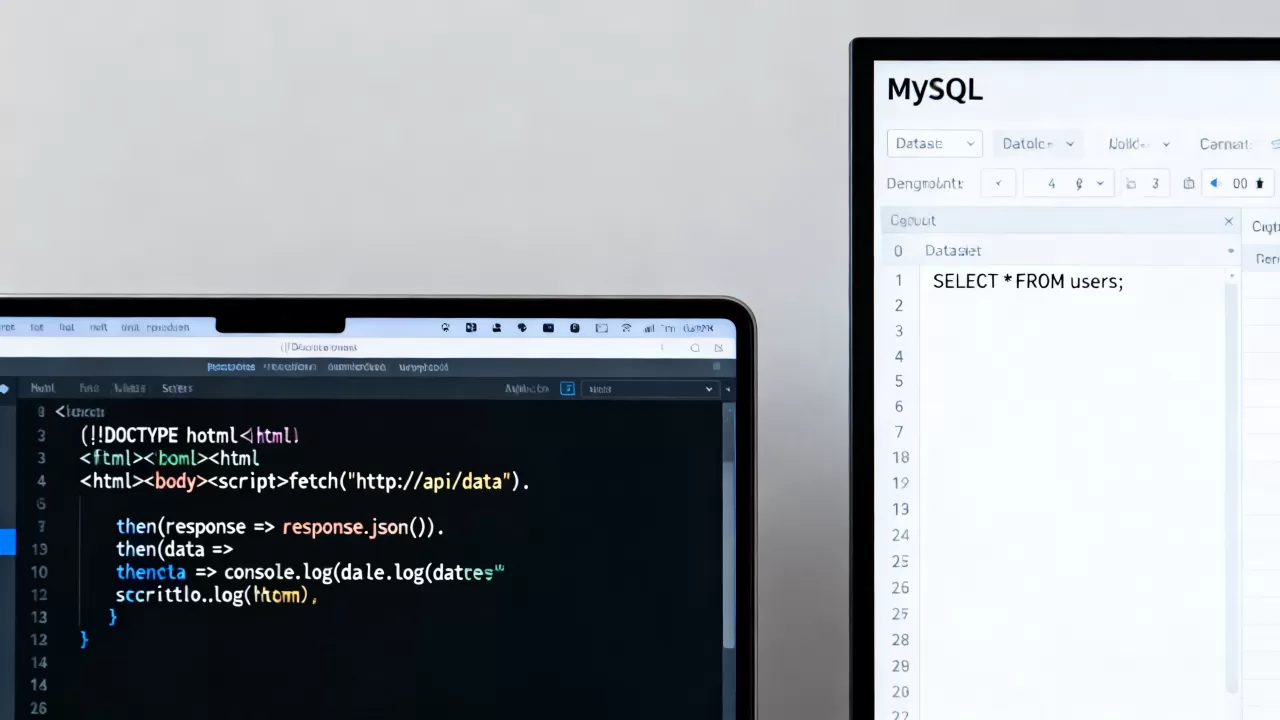 HTML5如何显示MySQL数据库?前端连接后端数据库教程 HTML5如何显示MySQL数据库?前端连接后端数据库教程