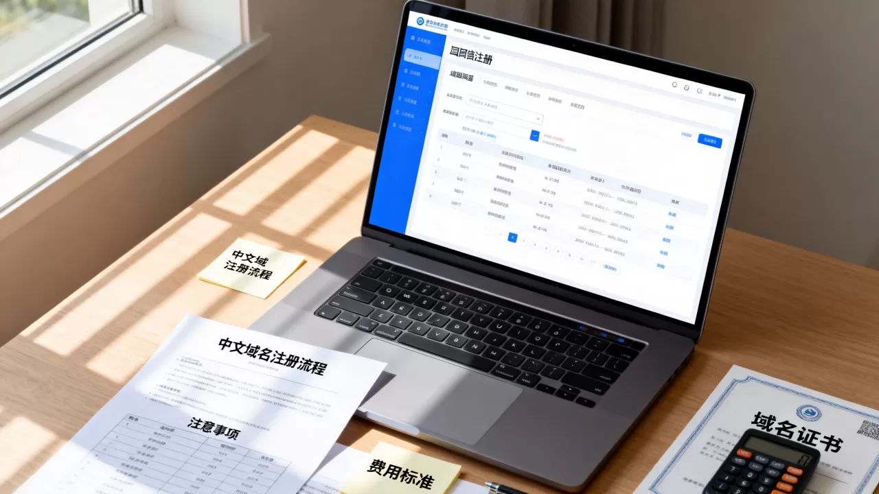 注册中文域名有哪些注意事项？中文域名注册流程及费用详解