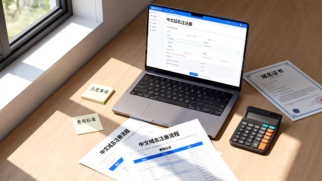 注册中文域名有哪些注意事项？中文域名注册流程及费用详解