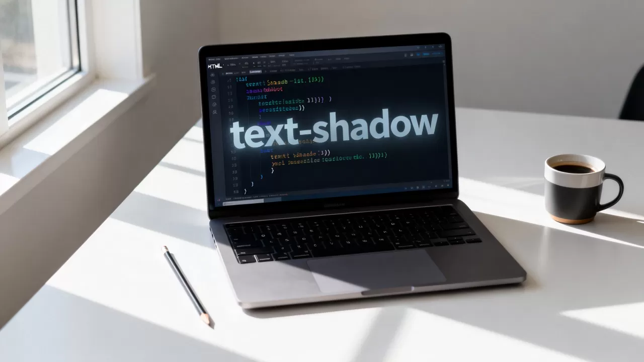 HTML字体如何加投影？css text-shadow文字阴影效果