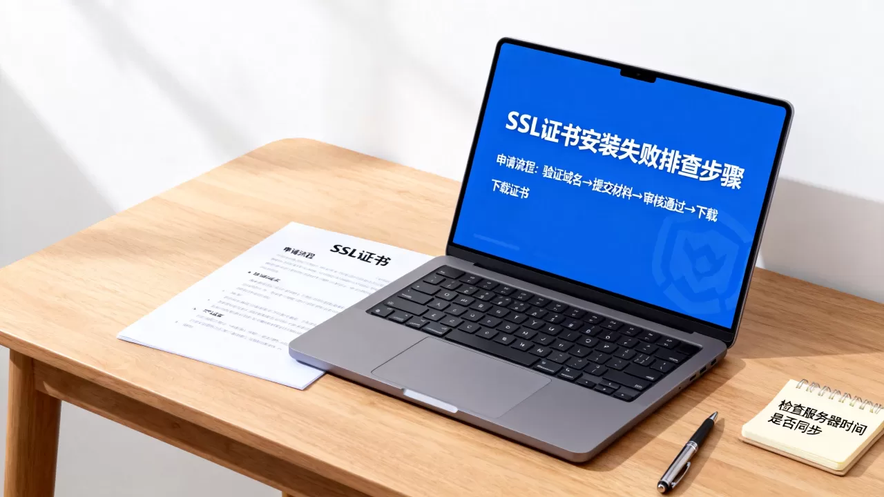 安装SSL证书失败怎么办？ssl证书申请流程详解