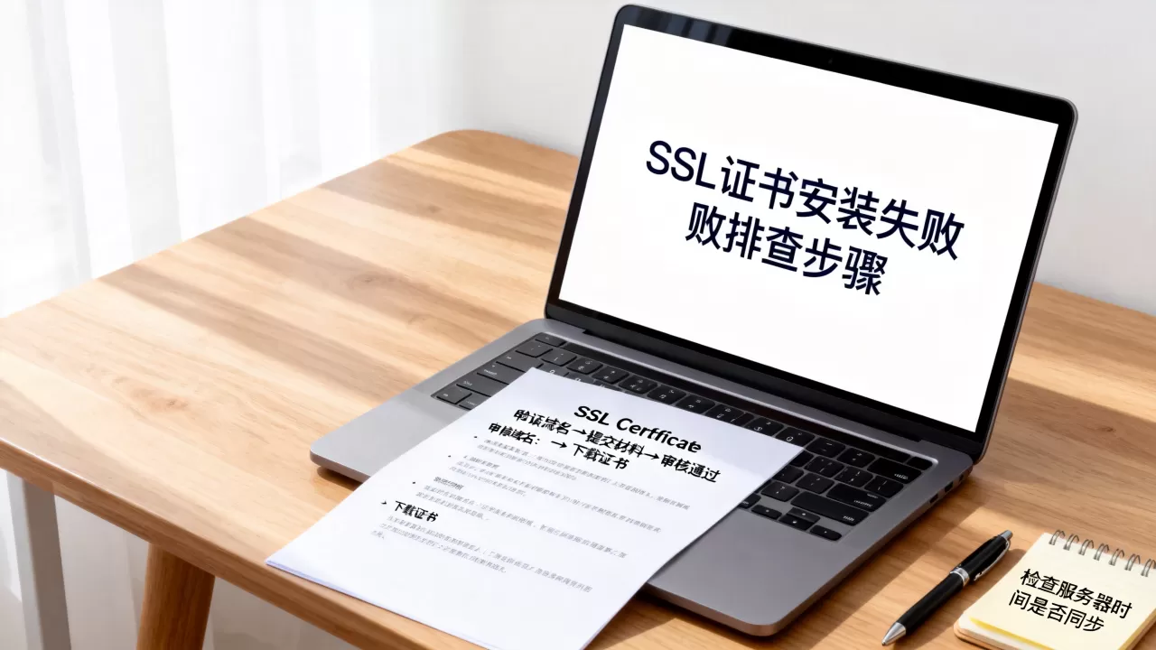安装SSL证书失败怎么办？ssl证书申请流程详解