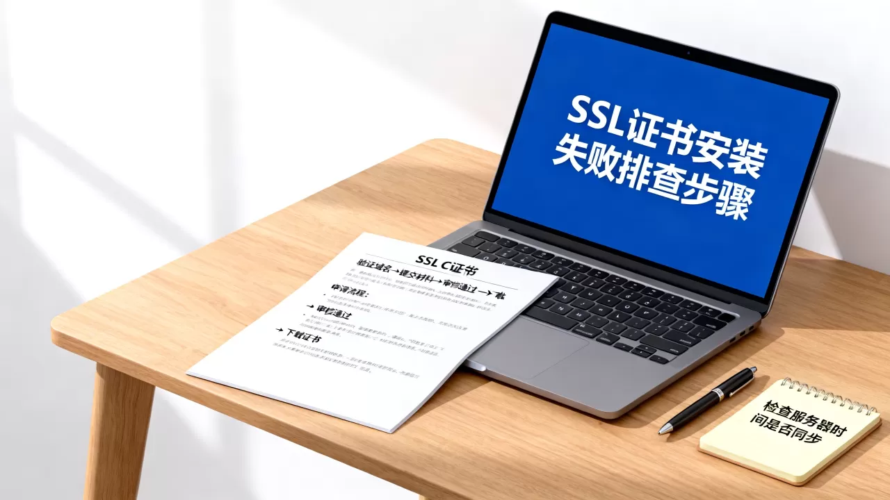 安装SSL证书失败怎么办？ssl证书申请流程详解