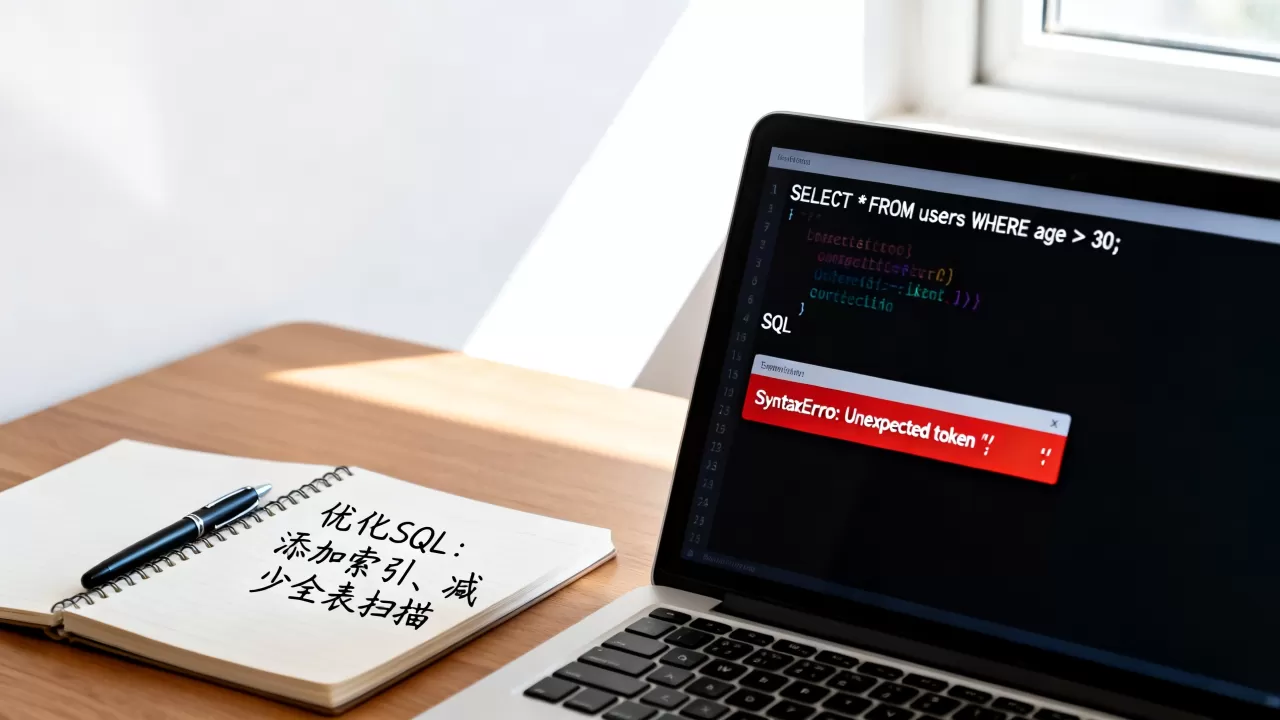 SQL语句查询出错怎么办？如何优化SQL语句提升效率
