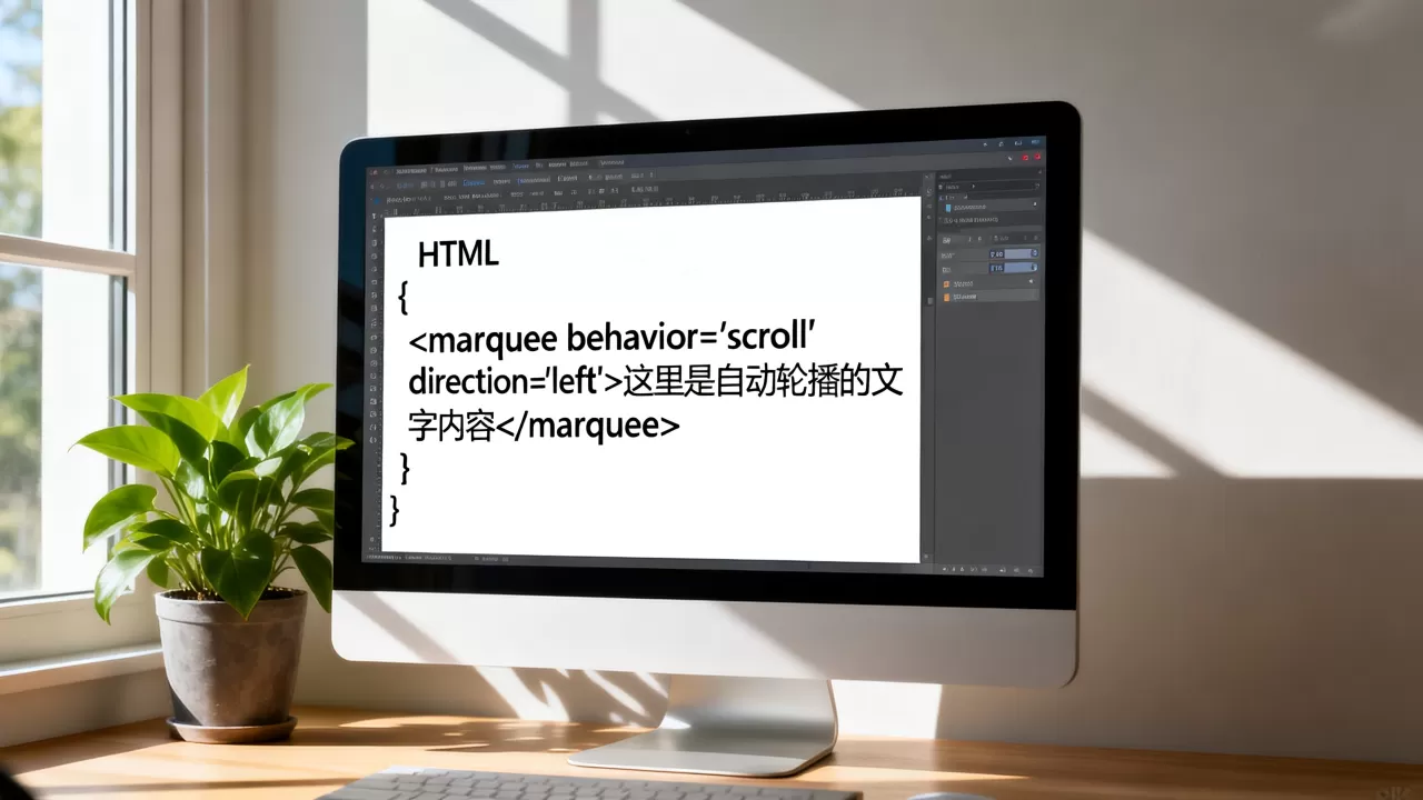 HTML中文字怎么实现自动轮播？前端文字无缝滚动代码