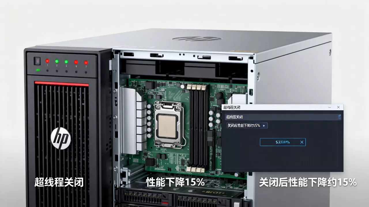 HP服务器如何关闭超线程？关闭超线程后性能会下降多少